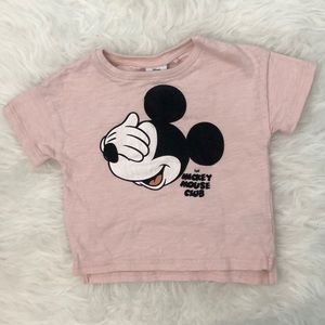 Disney Mickey Mouse Club short sleeve shirt 6-9m